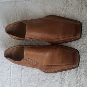 Aldo Mens Leather Loafers